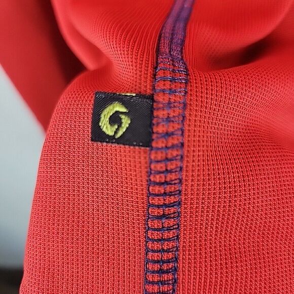 Greenlayer Sports Base Layer Mens 2XL Red Bamboo Blend 1/4 Zip Performance Shirt - Picture 9 of 12